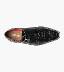 Stacy Adams Rapino Plain Toe Monk Strap