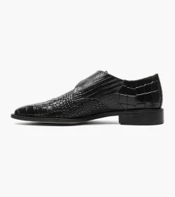 Stacy Adams Rapino Plain Toe Monk Strap