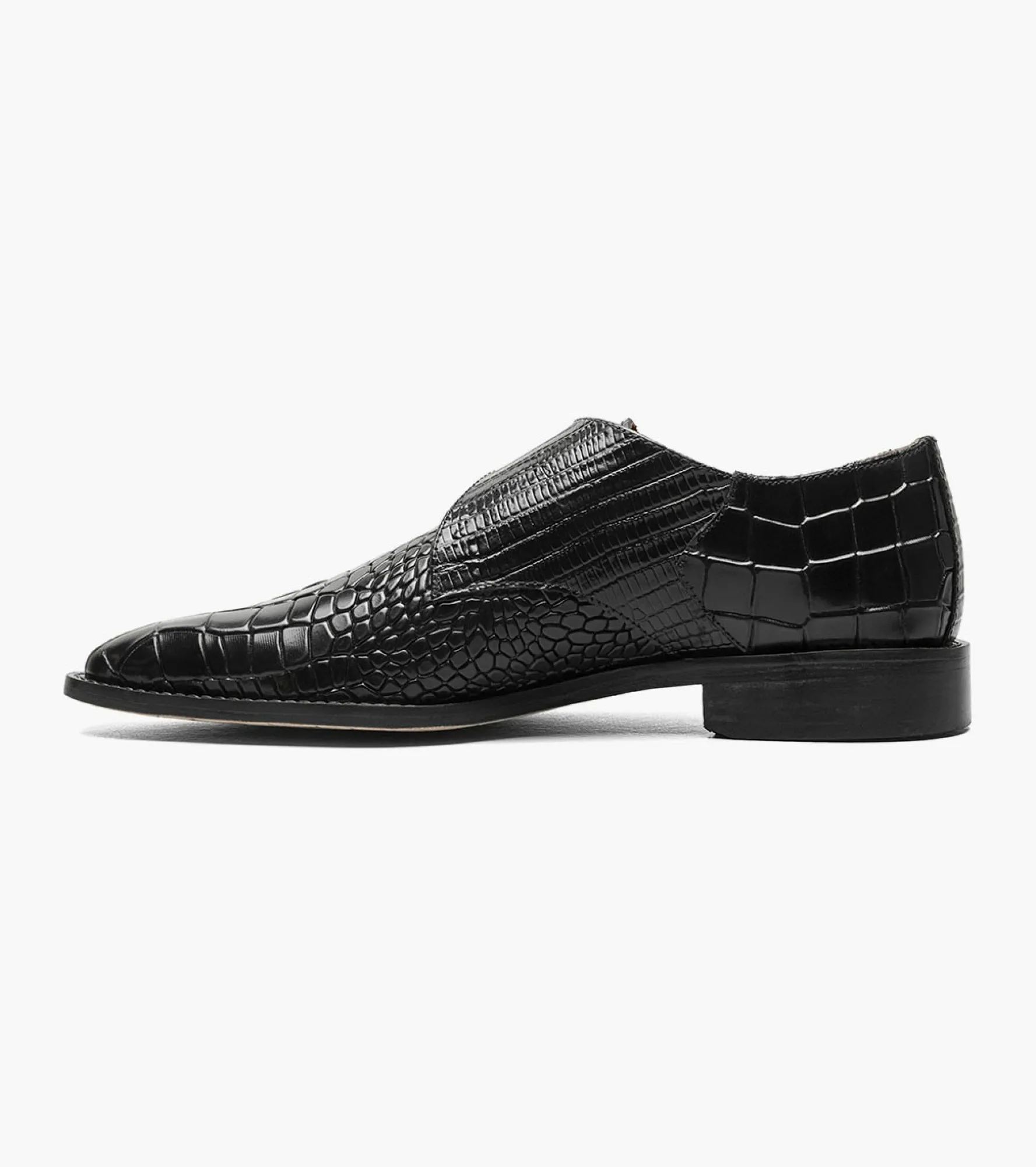 Stacy Adams Rapino Plain Toe Monk Strap