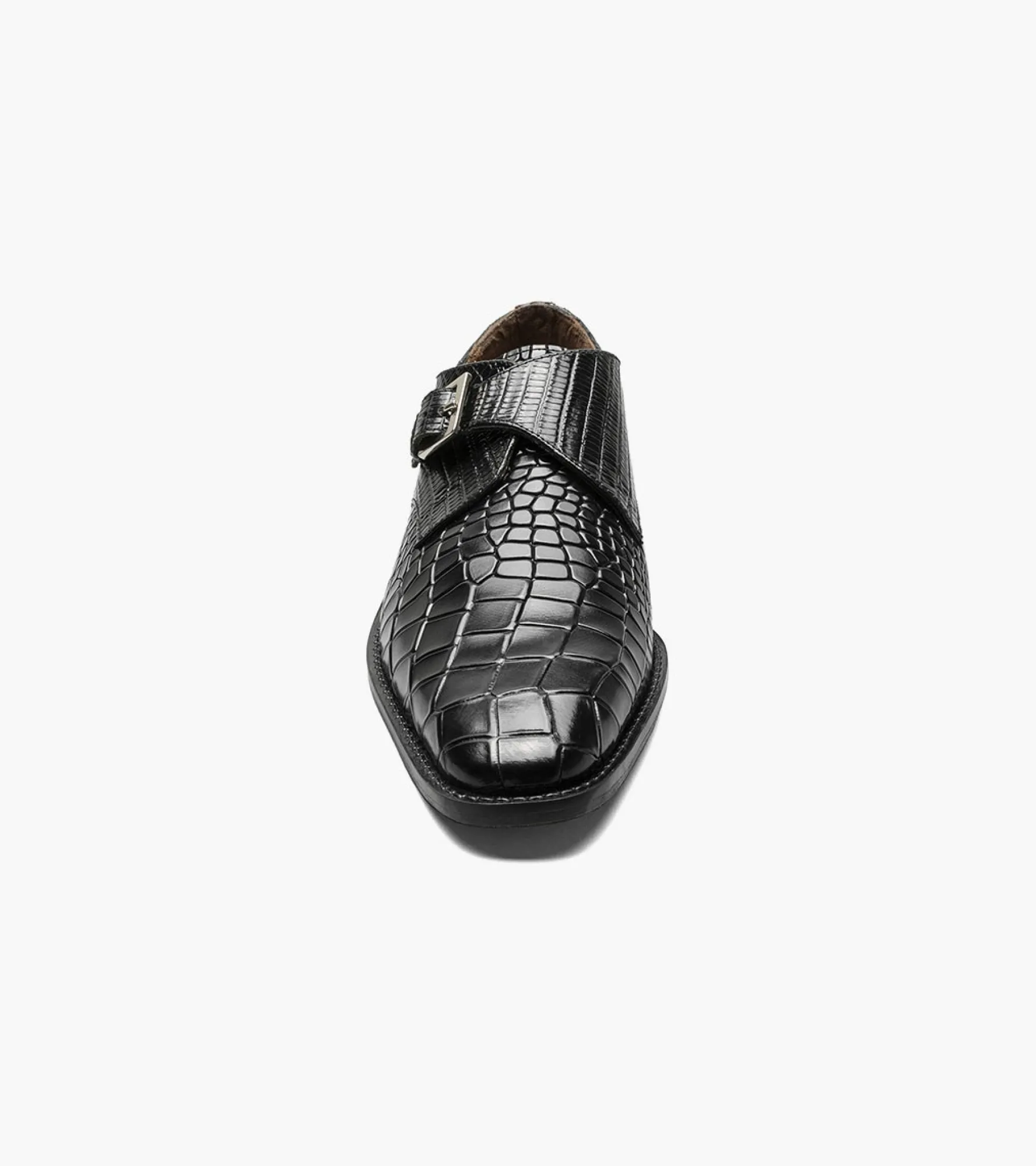 Stacy Adams Rapino Plain Toe Monk Strap