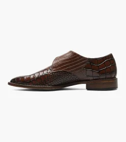 Stacy Adams Rapino Plain Toe Monk Strap