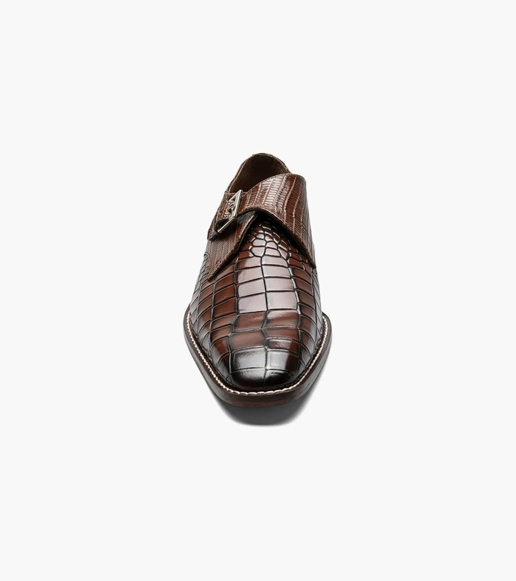 Stacy Adams Rapino Plain Toe Monk Strap