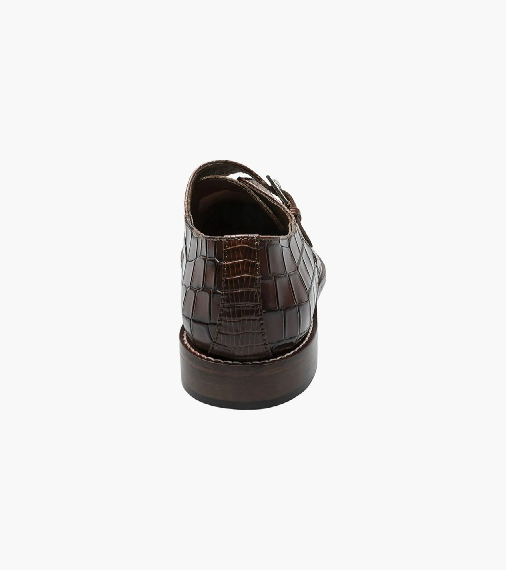 Stacy Adams Rapino Plain Toe Monk Strap