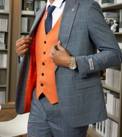 Stacy Adams Rockwell 3 Piece Vested Suit