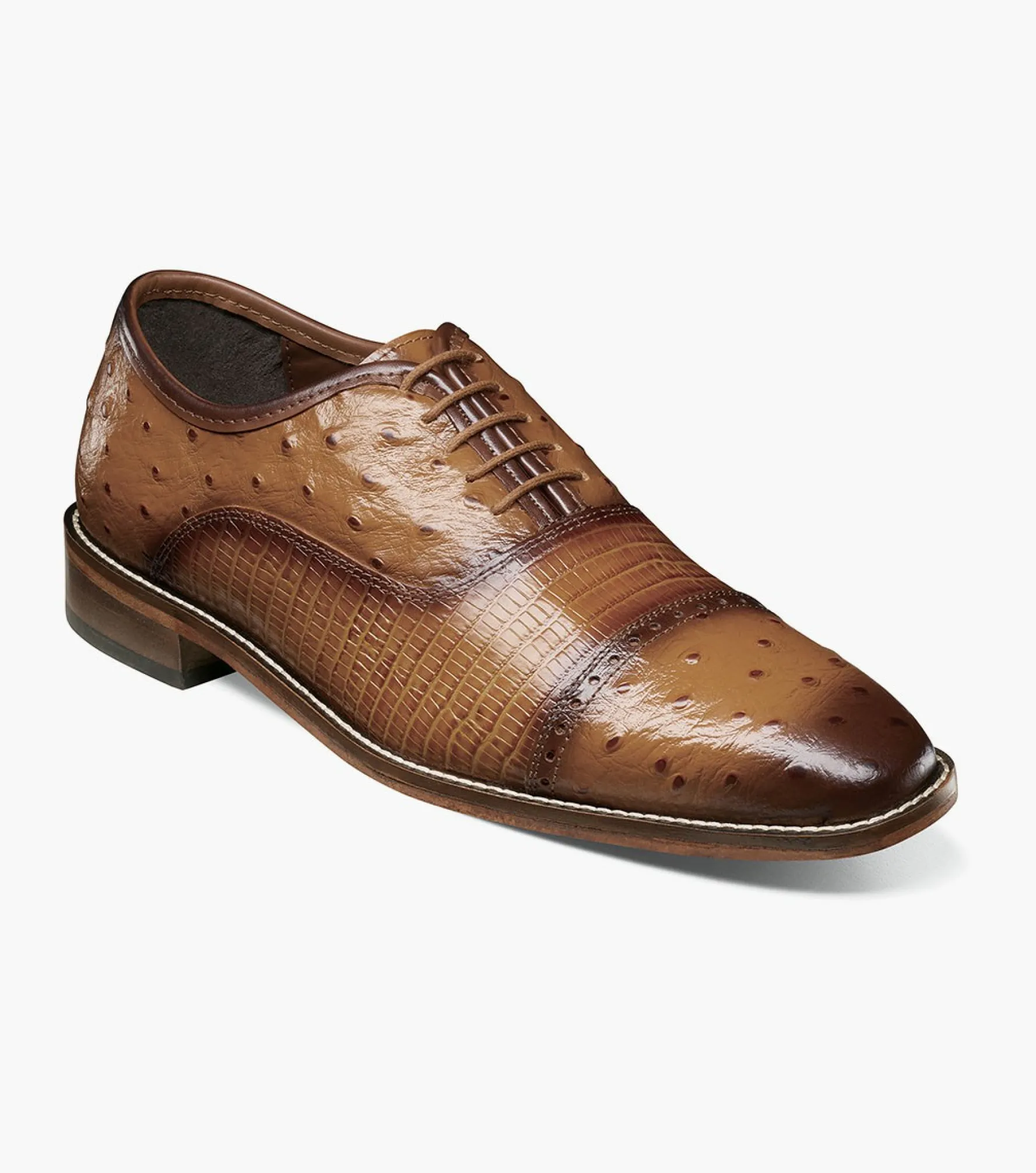 Stacy Adams Rodano Leather Sole Cap Toe Oxford