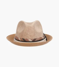 Stacy Adams Roxbury Fedora Toyo Pinch Front Hat