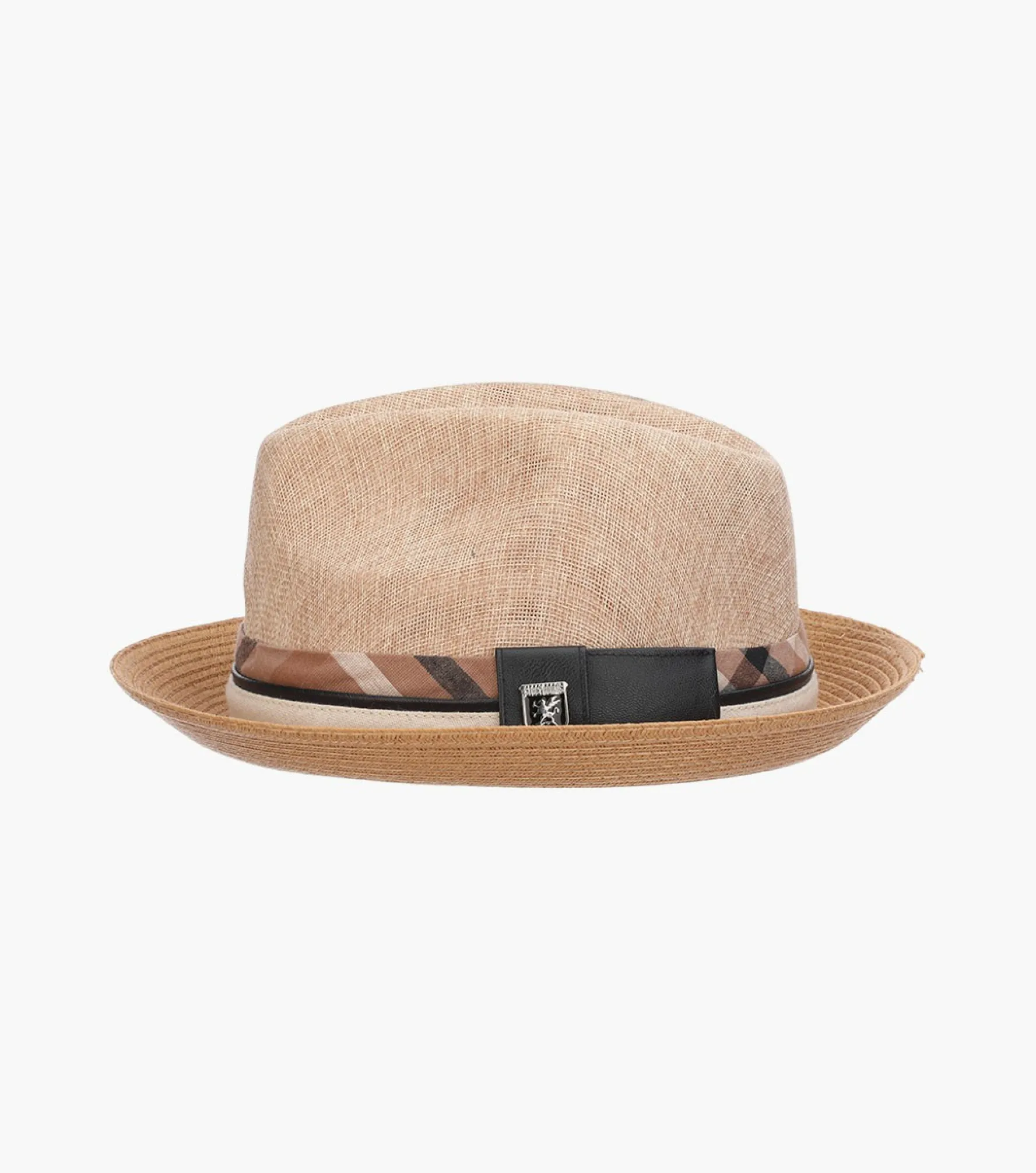 Stacy Adams Roxbury Fedora Toyo Pinch Front Hat