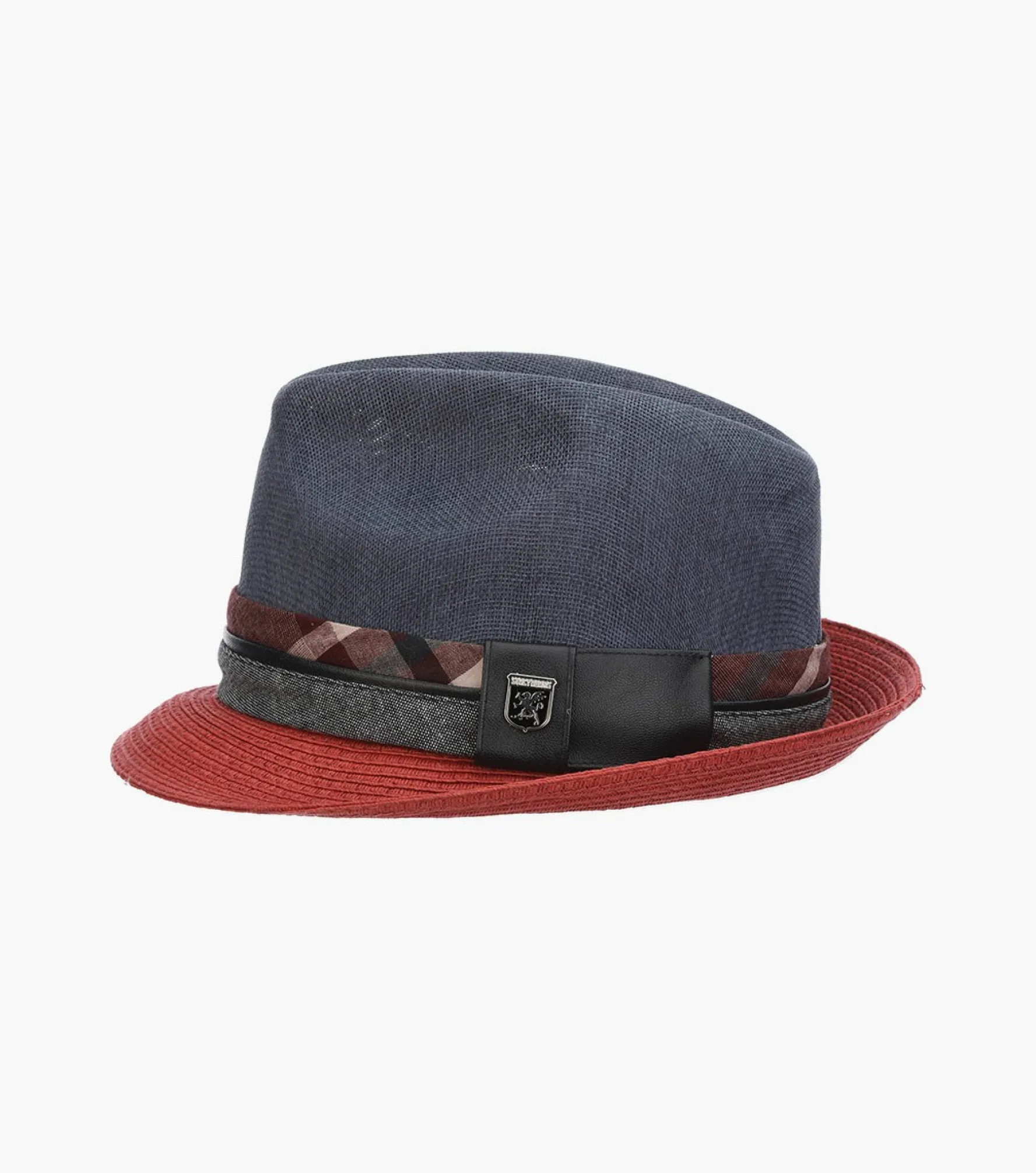 Stacy Adams Roxbury Fedora Toyo Pinch Front Hat