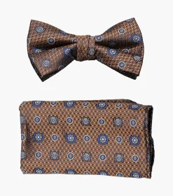 Stacy Adams Roy Bow Tie & Hanky Set