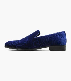Stacy Adams Saunders Debossed Velour Slip On