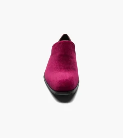 Stacy Adams Savian Plain Toe Velour Slip On