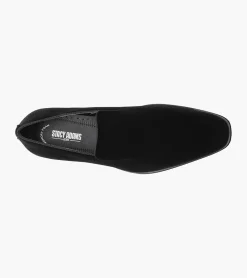 Stacy Adams Savian Plain Toe Velour Slip On
