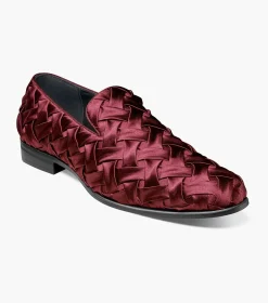 Stacy Adams Savoir Plain Toe Satin Slip On