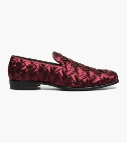 Stacy Adams Savoir Plain Toe Satin Slip On