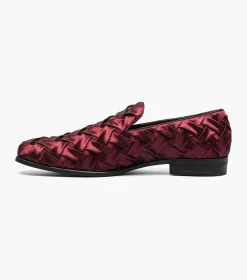 Stacy Adams Savoir Plain Toe Satin Slip On