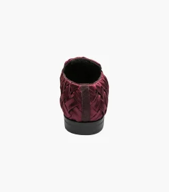 Stacy Adams Savoir Plain Toe Satin Slip On