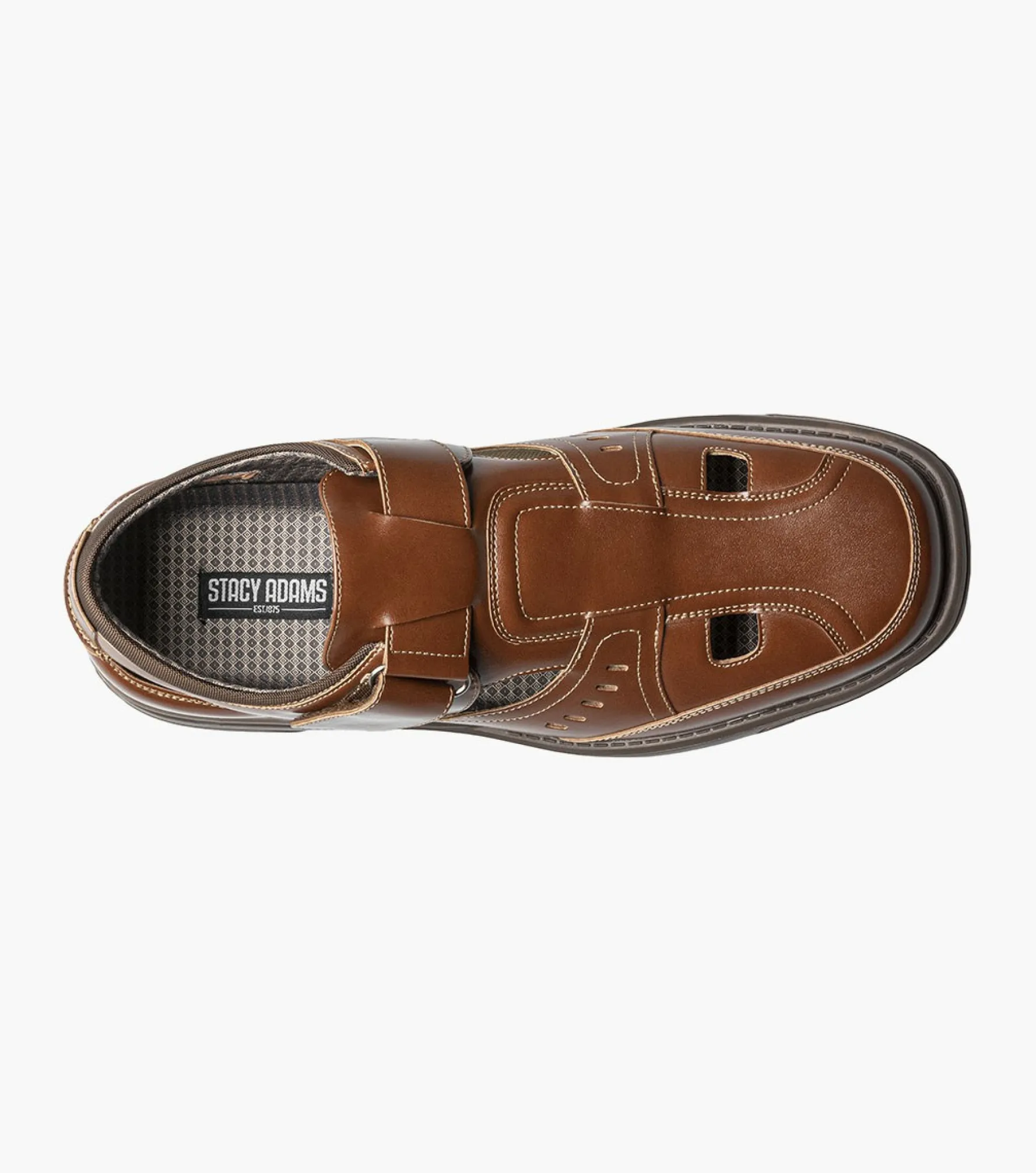 Stacy Adams Scully Closed Toe Fisherman Sandal