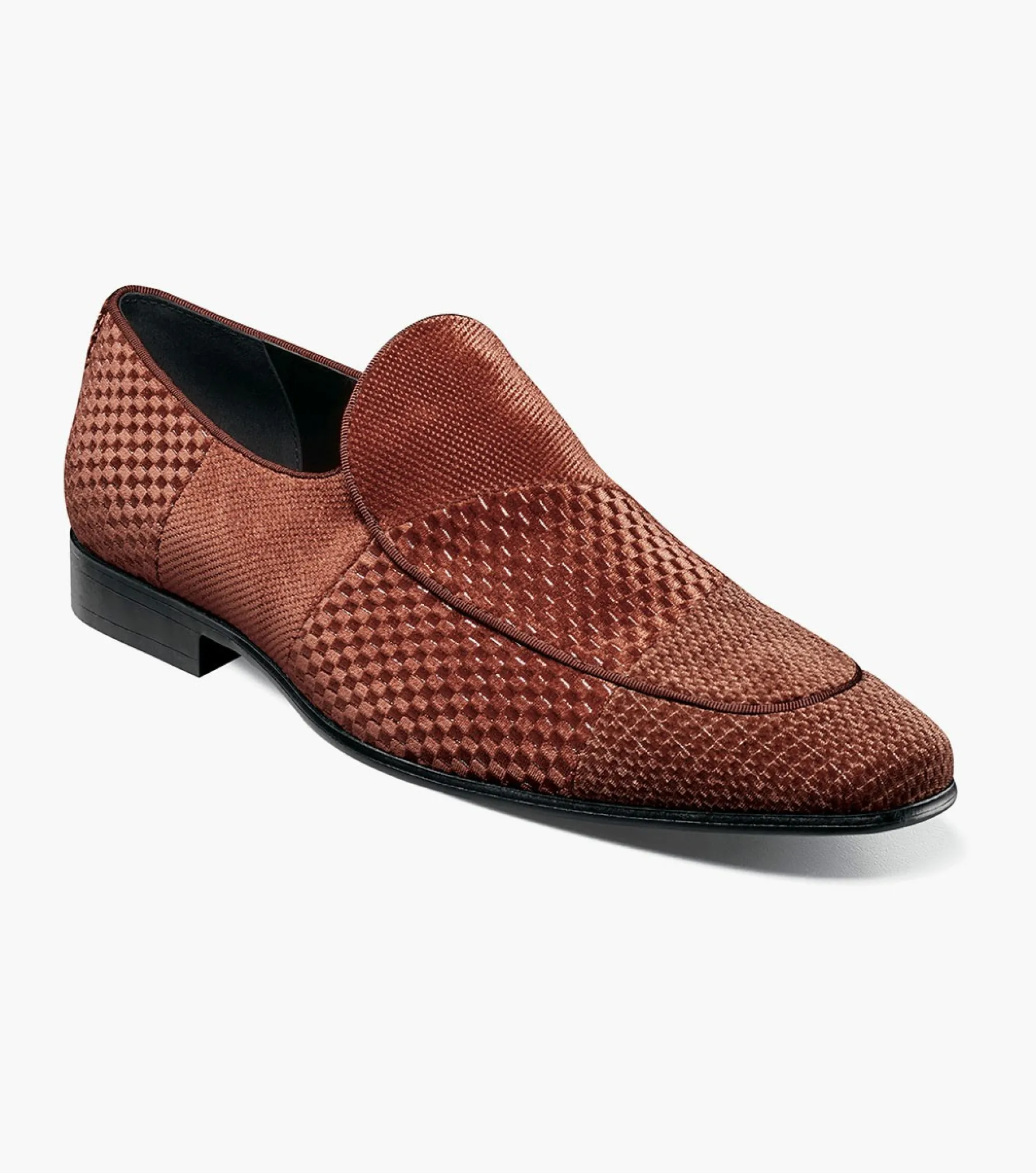 Stacy Adams Shapshaw Velour Moc Toe Slip On