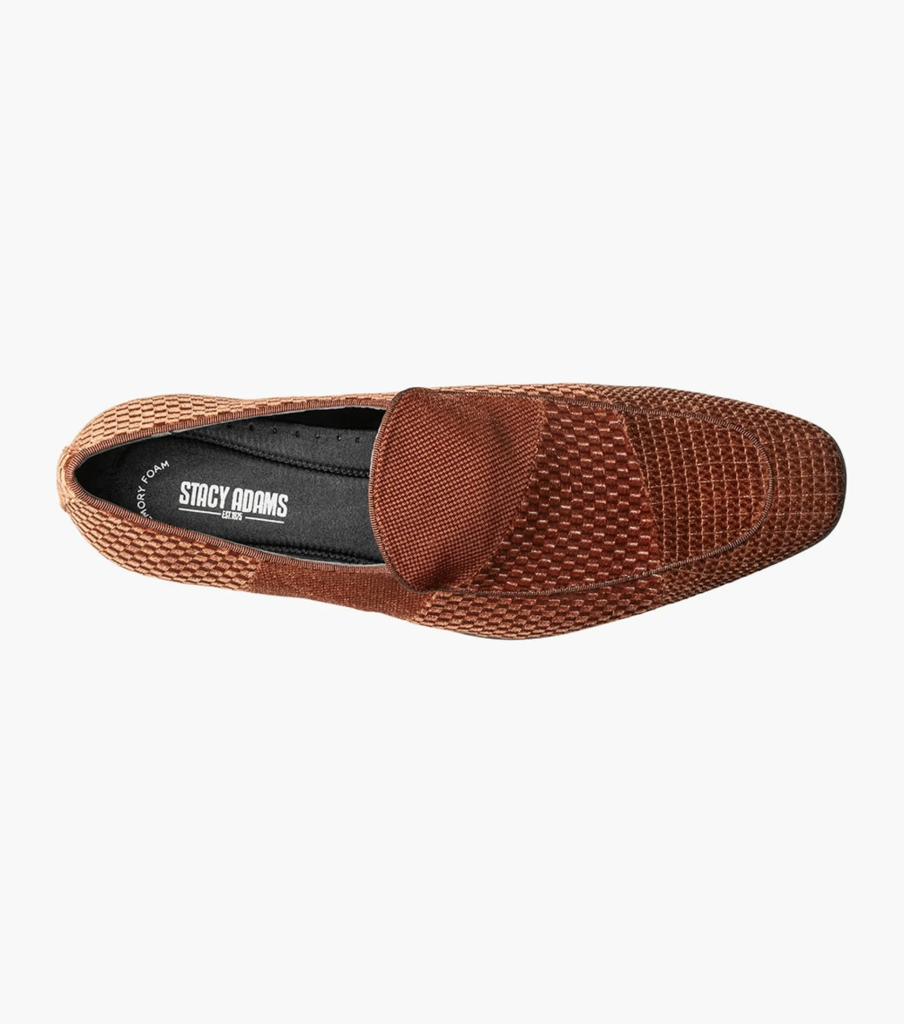 Stacy Adams Shapshaw Velour Moc Toe Slip On