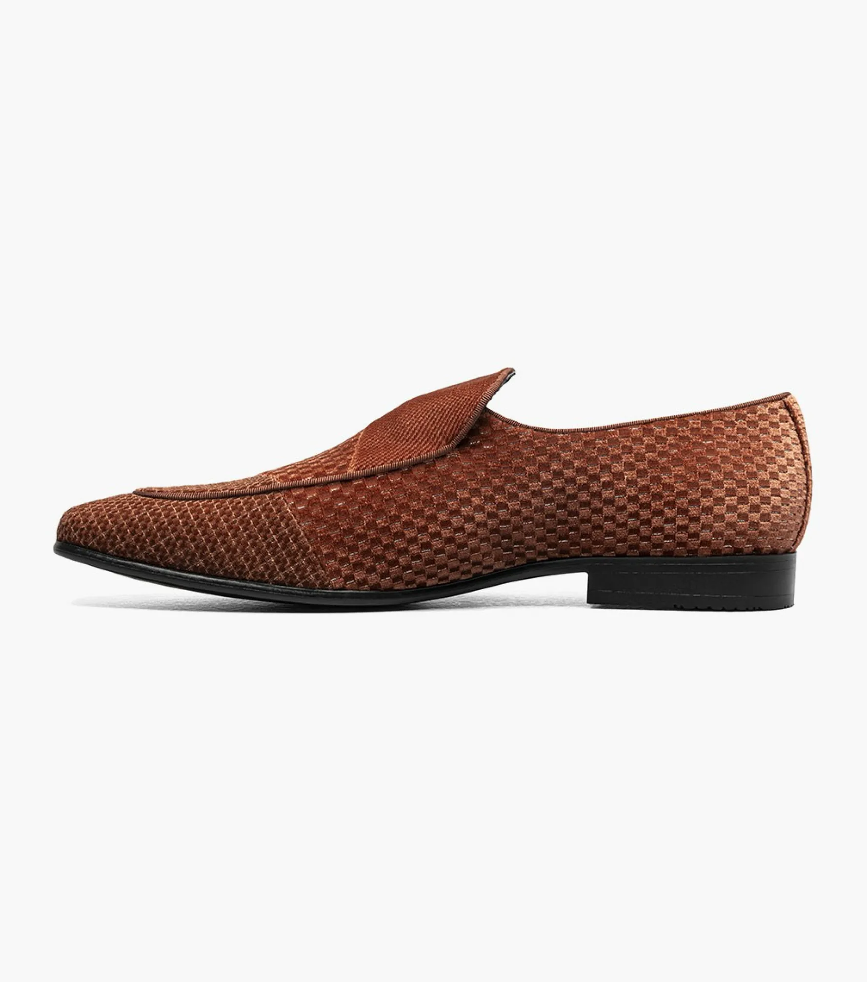 Stacy Adams Shapshaw Velour Moc Toe Slip On