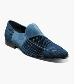 Stacy Adams Shapshaw Velour Moc Toe Slip On
