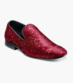 Stacy Adams Stellar Plain Toe Glitter Slip On