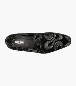 Stacy Adams Swainson Plain Toe Embroidered Slip On