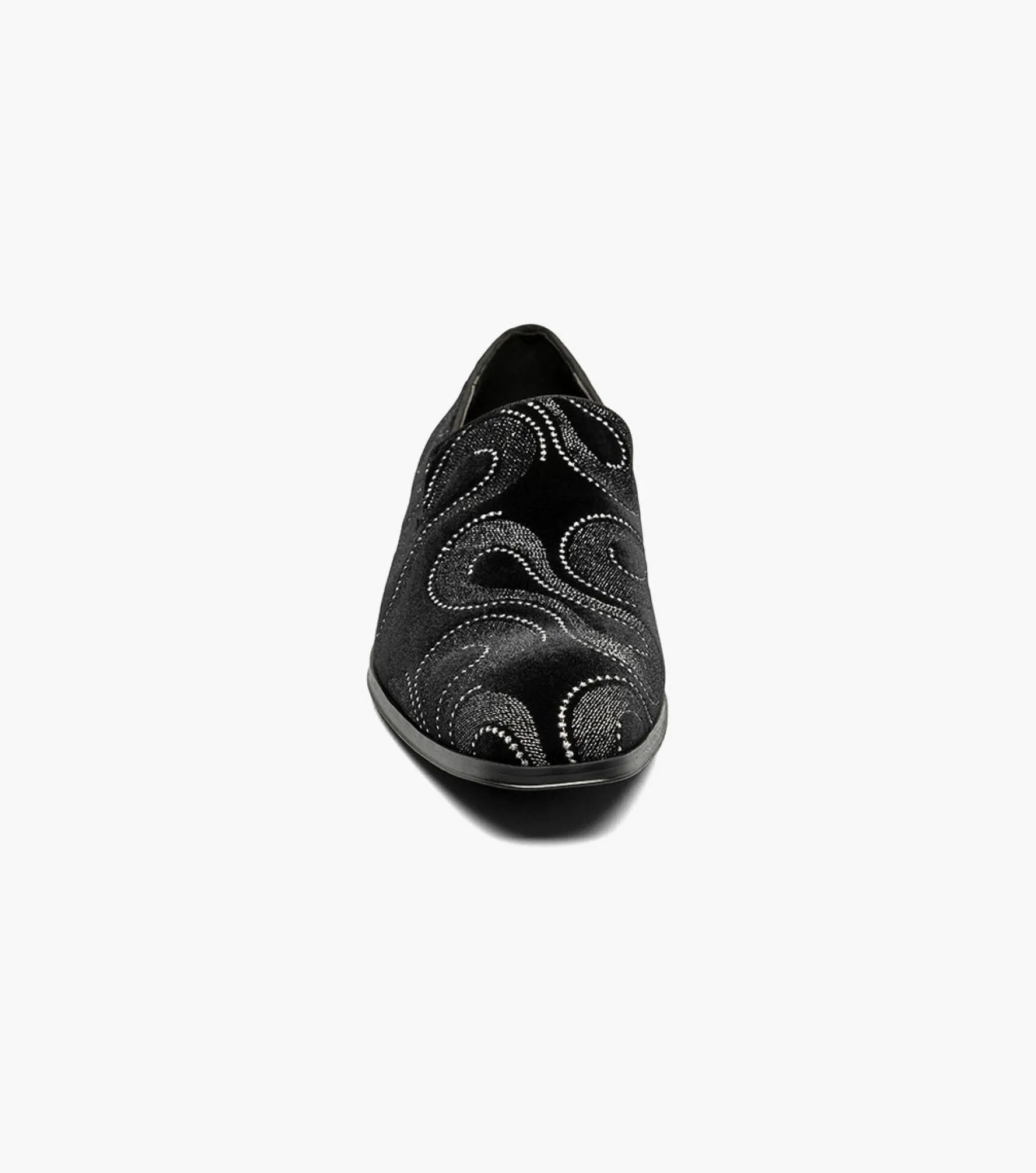 Stacy Adams Swainson Plain Toe Embroidered Slip On