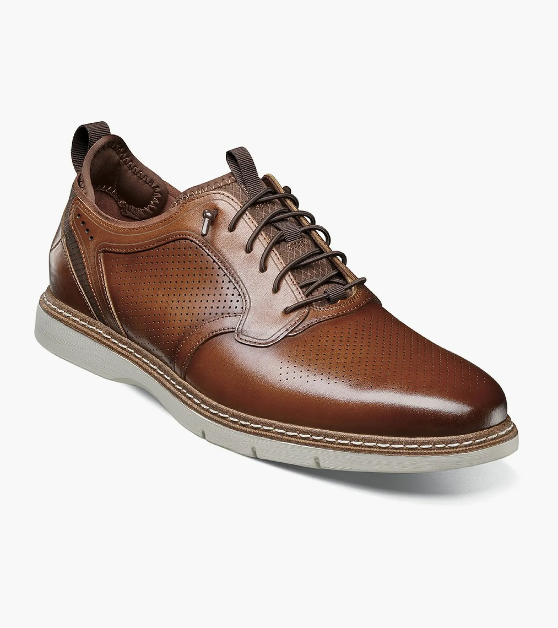 Stacy Adams Sync Plain Toe Elastic Lace Up