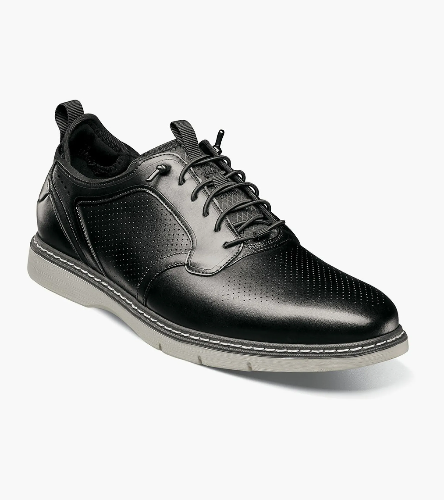 Stacy Adams Sync Plain Toe Elastic Lace Up