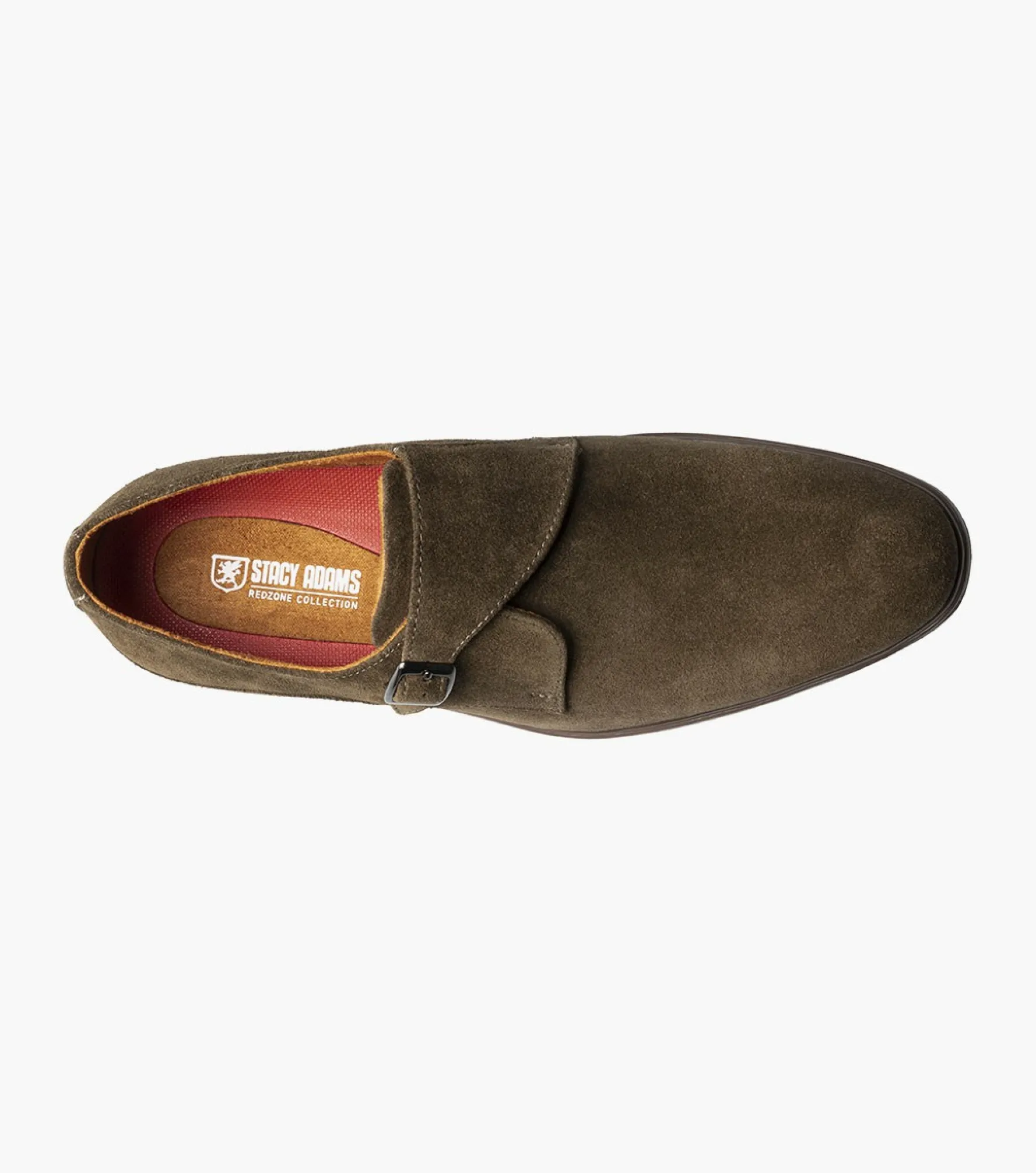Stacy Adams Taylen Plain Toe Monk Strap