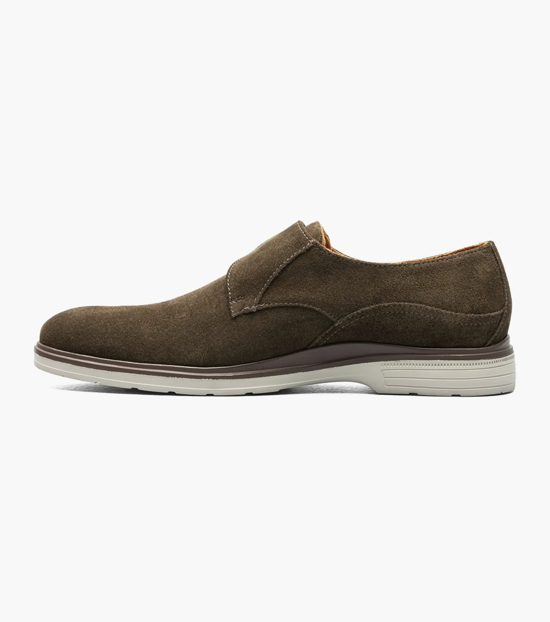 Stacy Adams Taylen Plain Toe Monk Strap