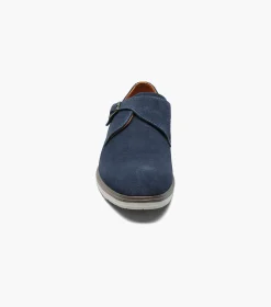 Stacy Adams Taylen Plain Toe Monk Strap