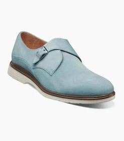 Stacy Adams Taylen Plain Toe Monk Strap