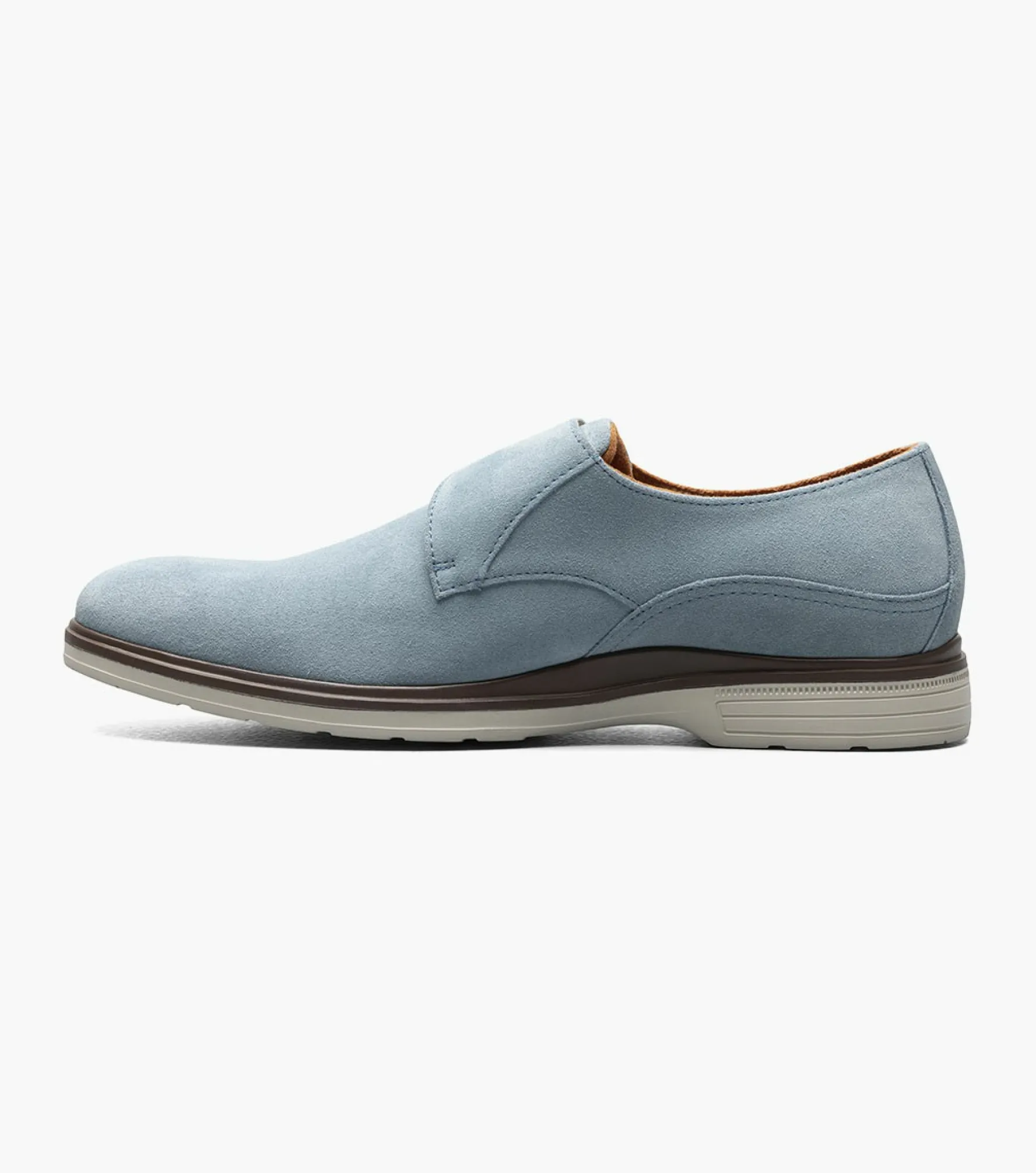 Stacy Adams Taylen Plain Toe Monk Strap