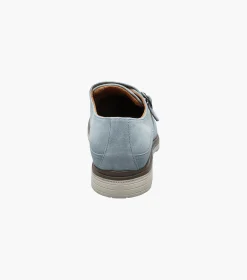 Stacy Adams Taylen Plain Toe Monk Strap