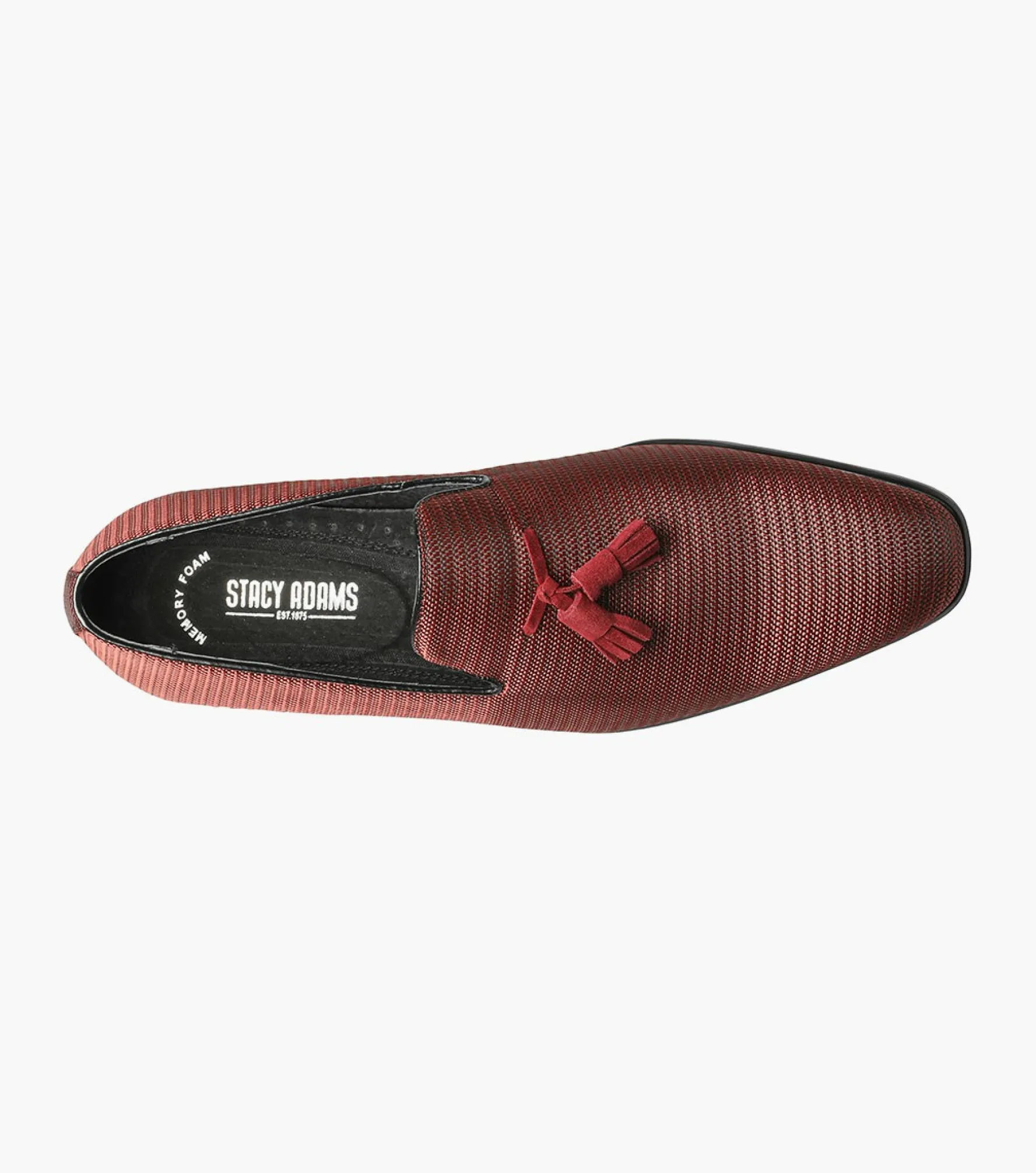 Stacy Adams Tazewell Plain Toe Tassel Slip On