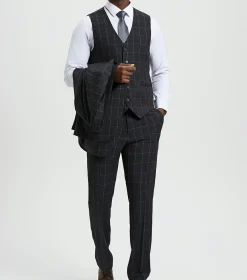 Stacy Adams Tennant 3 Piece Vested Suit