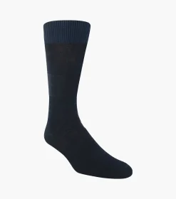 Stacy Adams Tonal Plaid Men\\'S Crew Dress Socks