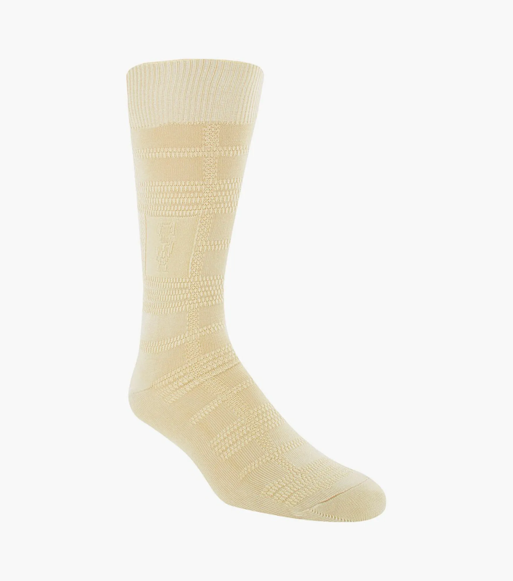 Stacy Adams Tonal Plaid Men\\'S Crew Dress Socks