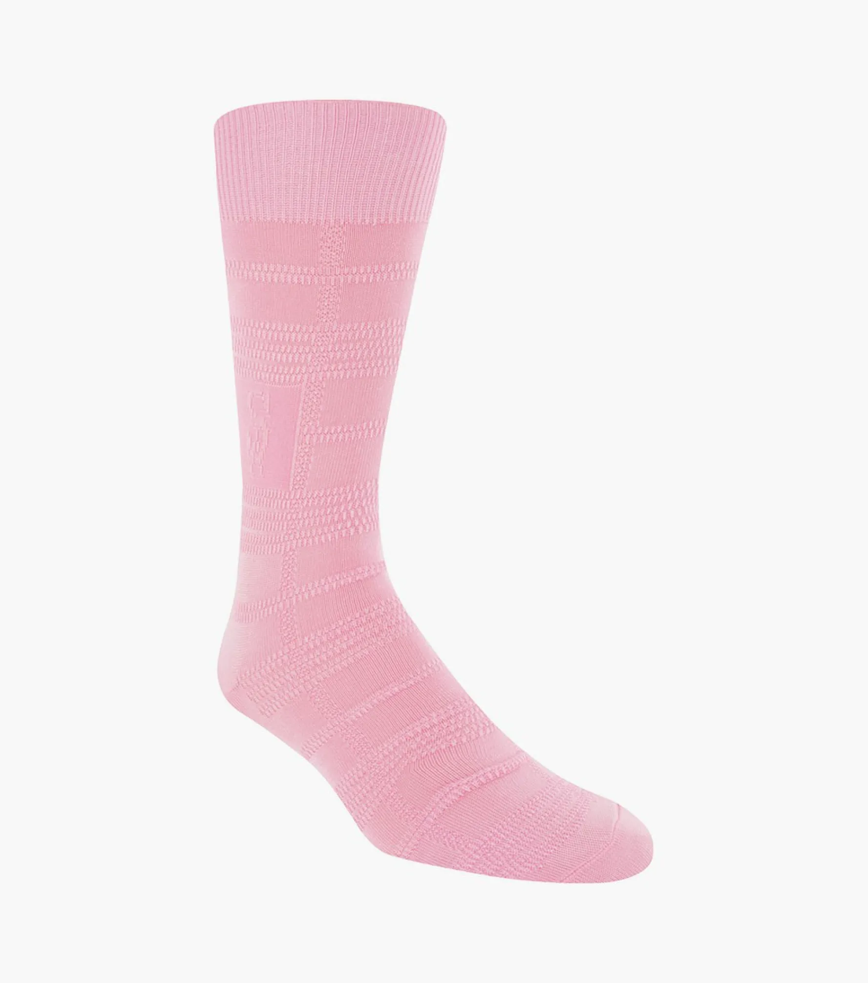 Stacy Adams Tonal Plaid Men\\'S Crew Dress Socks