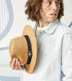 Stacy Adams Torno Fedora Toyo Pinch Front Hat