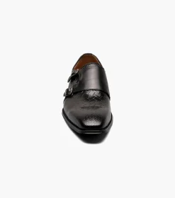 Stacy Adams Torrance Plain Toe Double Monk Strap