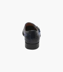 Stacy Adams Torrance Plain Toe Double Monk Strap