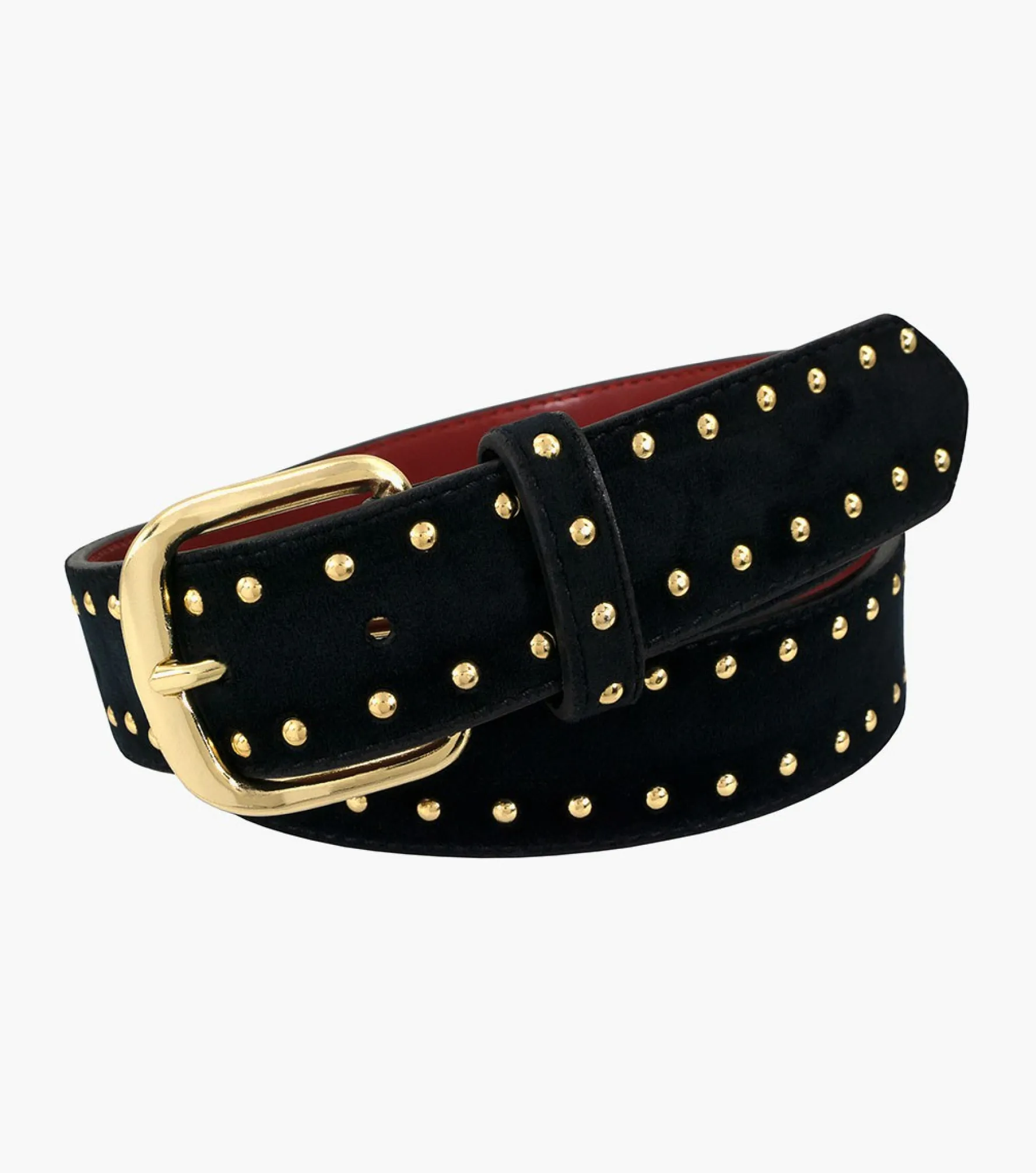 Stacy Adams Valentino Studded Leather Belt