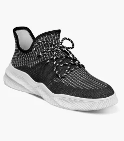 Stacy Adams Vortex Knit Lace Up Sneaker