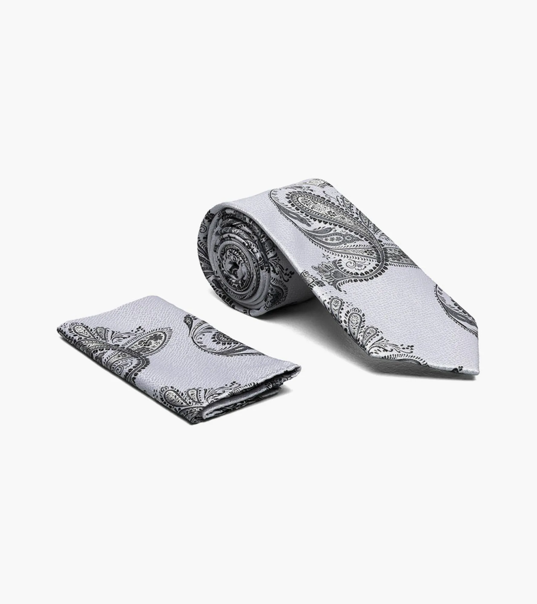 Stacy Adams Wallace Tie & Hanky Set