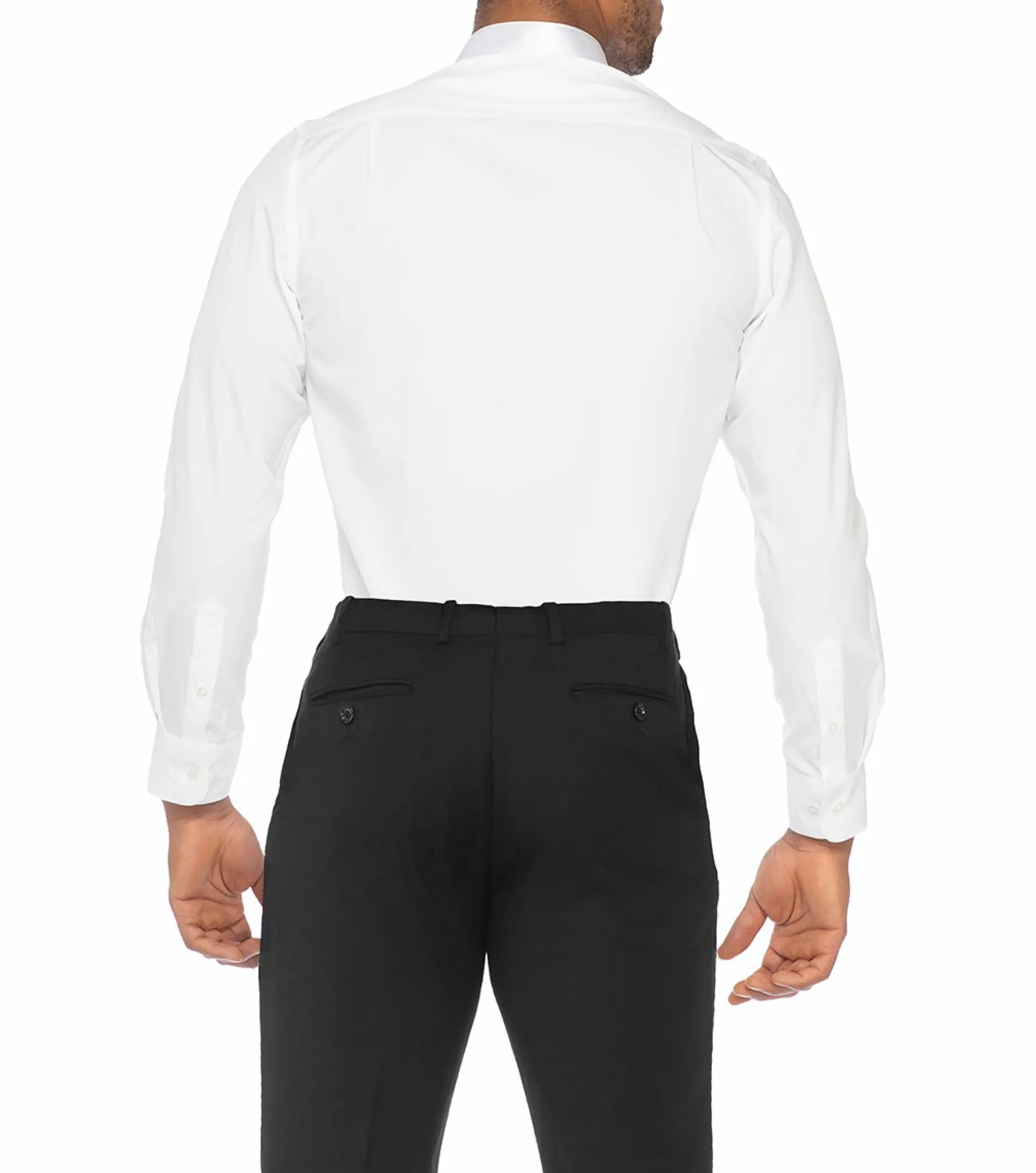 Stacy Adams Walsh Dress Shirt Band Collar